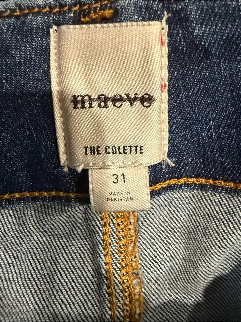 NWOT Anthropologie by Maeve Colette High Rise Wide Leg Cropped Jeans - Picture 5 of 5